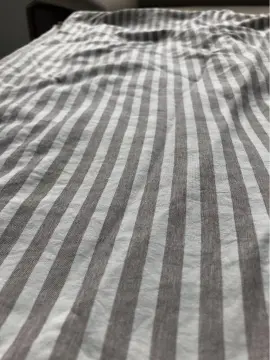 polyester cationic  Stripe fabric for bedsheet