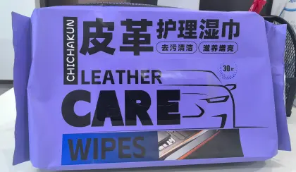 wet wipes for leather care
