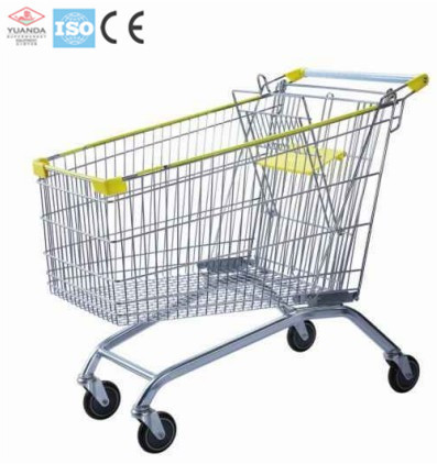 Supermarket trolley metal steel shopping carts
