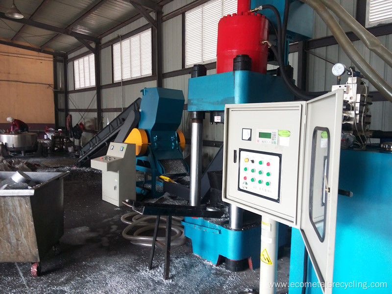 Aluminum Borings Filings Chippings Briquette Machine