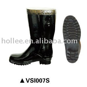 medium height pvc rain boots