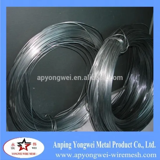 YW-0.9mm 0.7mm bwg 22 gauge galvanized iron wire/electro galvanized wire