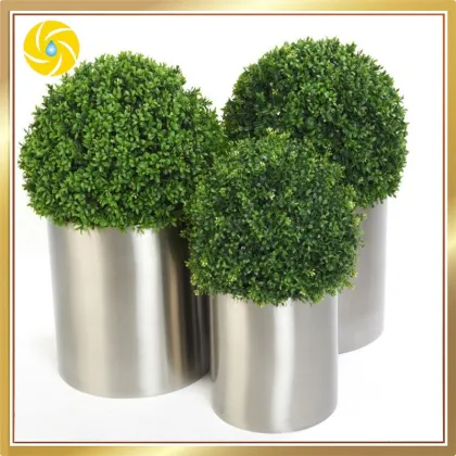 OEM Wedding House Decoration Stainless Small Metal Flower Pot