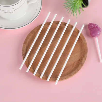 Eco-Friendly Food Grade Paper Lollipop Sticks for Cake Pops and Marshmallows
