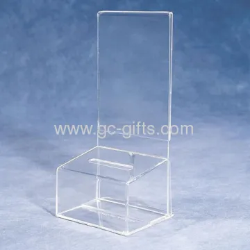 Custom Clear Plastic Contribution Boxes 