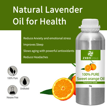 Paquete pequeño 100% puro concentrado naranja dulce aceite esencial para pelar el aceite de masaje de naranja