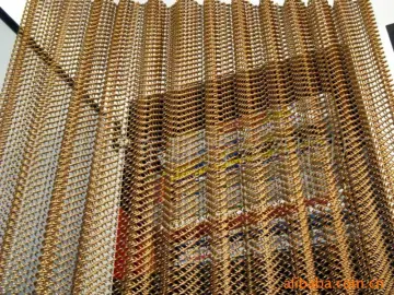 Brass Decorative metal wire mesh curtain