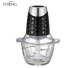 Glass bowl food chopper for ground meat