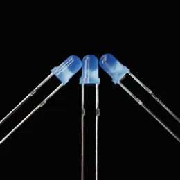 Super Bright 3mm Blue LED Diffused 465-470nm