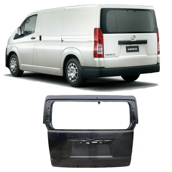 Used Auto Metal Body Parts - Rear Car Door Tail Gate for Hiace VI Box 2020-2024