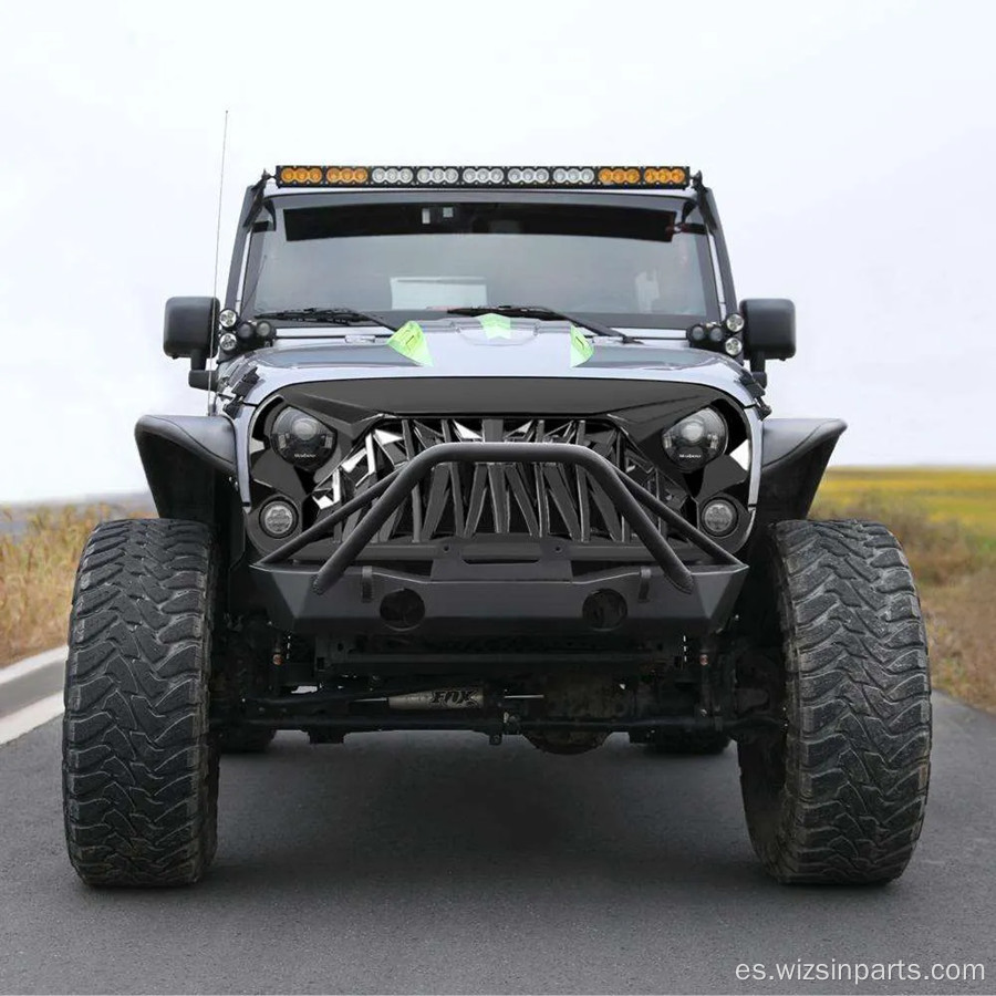 THARK GRILLE GLOSSY NEGRO para Wrangler Jk Jku