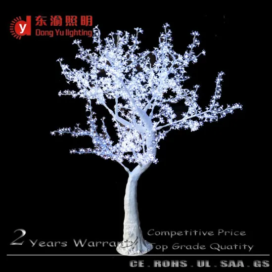 DONGYU 2M LED Cherry blossom tree light white trunk