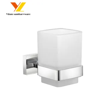 Bathroom Wall-Mounted Tumbler Holder and Toothbrush Holder