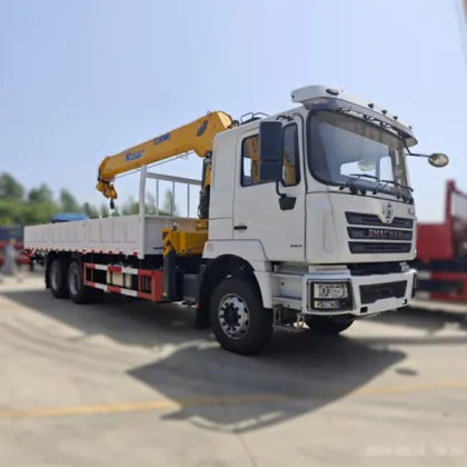 Shacman Truck with XCMG 12tons Straight-arms Crane Truck