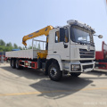 Caminhão Shacman com XCMG 12tons Arms Straight Arms Crane