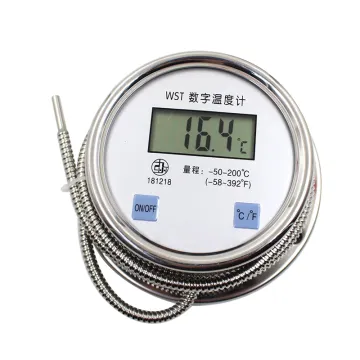 All Stainless Steel Industrial Marine Pressure Dial Capillary Thermometer