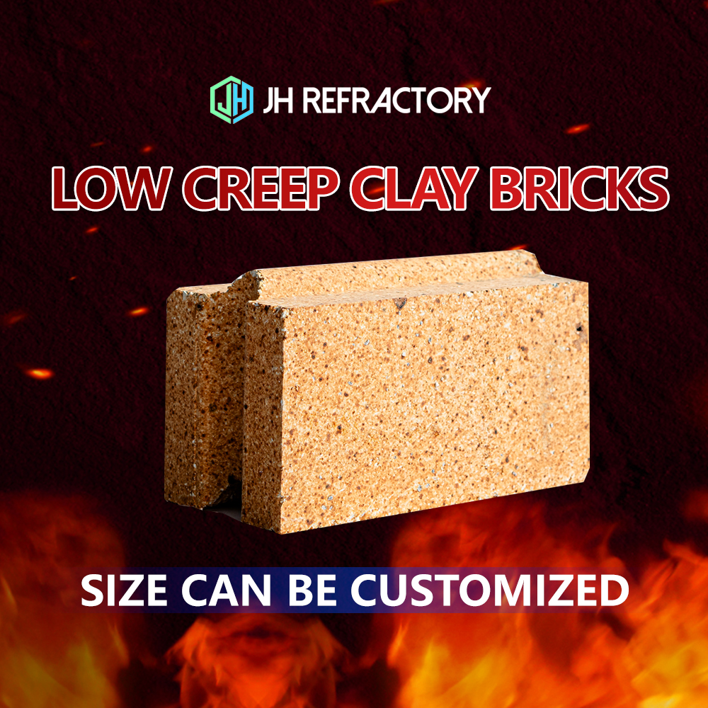 Low creep clay bricks Shaped bricks size