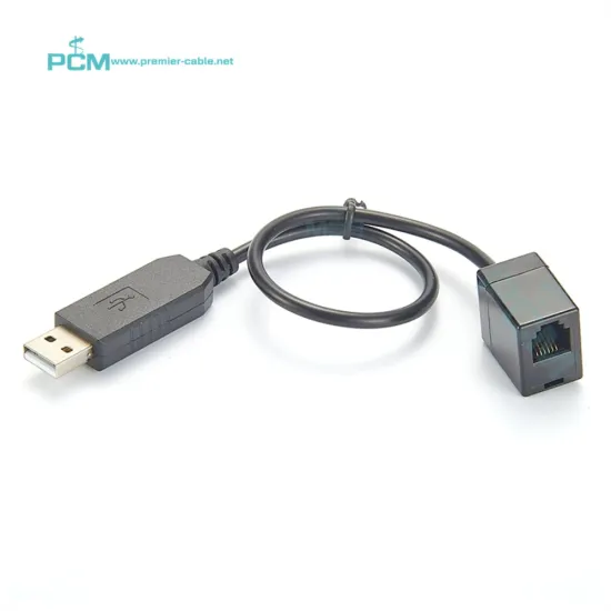 Premier Cable RJ12/RJ9/RS232 Serial Adapter: USB2.0 TTL Ethernet Cable for Fanatec Devices