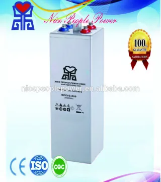 OPzV tubular 2v 800ah battery, deep cycle gel battery for solar power telecom