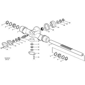 VOE16813309 Rack gear FOR A40