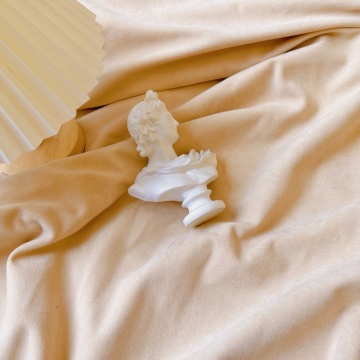 Rideau lisse utilisé en velours gelé tricoté tissu