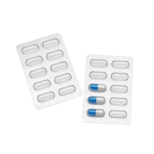 Nagykereskedelmi átlátszó kis tabletta buborékfólia belső tálca csomagolása
