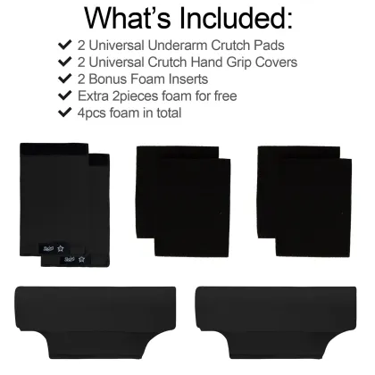 Comfort Crutch Pads for Armpits & Hand Grips