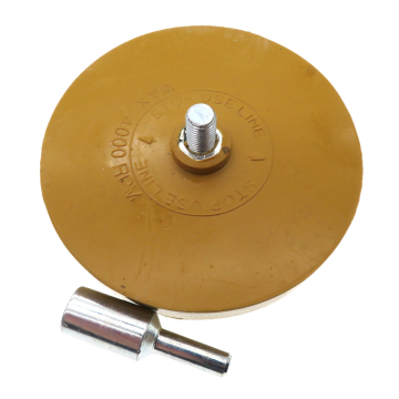 88mm Rubber Eraser Pinstripe Remover Wheel with 1/4\" Drill Adapter