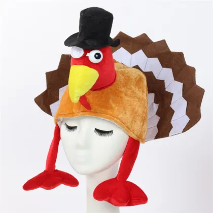 Wholesale Holiday Party Hats: Thanksgiving & Christmas Animal Hats