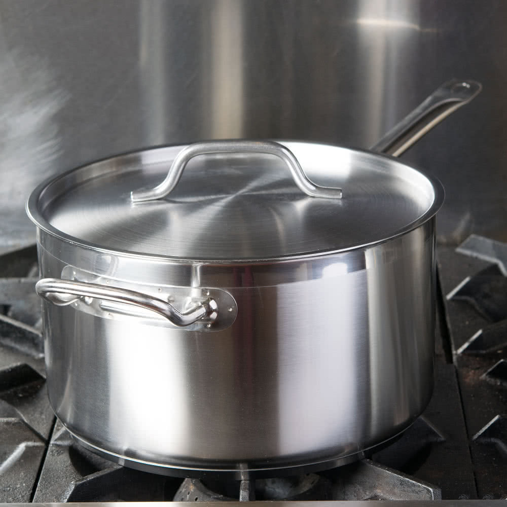 Edelstahl 304 Sauce Pot mit Deckel