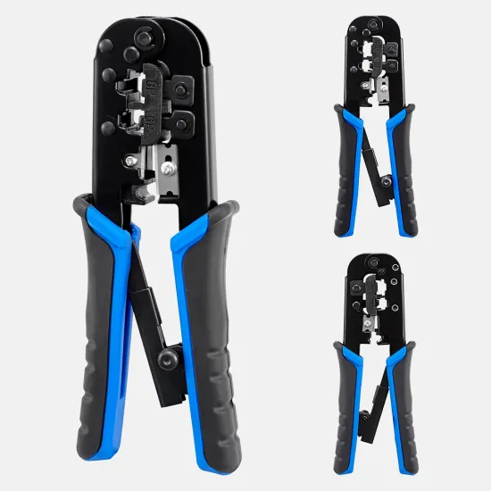 Manual Electric Networking Ratchet RJ45 PIN Crimping Tool