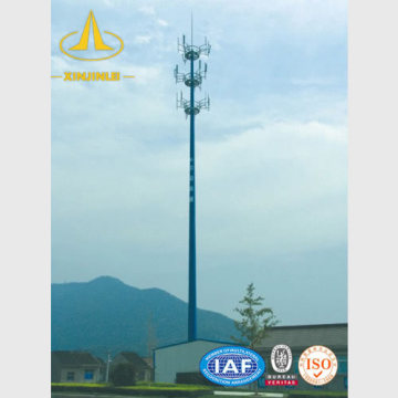 Hot Dip Galvanized 30M Steel Monopole Tower