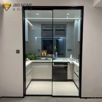 Double glazed aluminum sliding door soundproofing