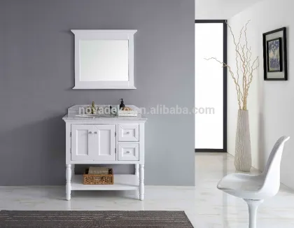 Genoa 900 White Traditional Vanity