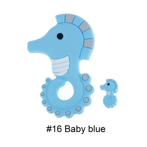Seahorse Design Toy Pacifier Clip Silicone Teether