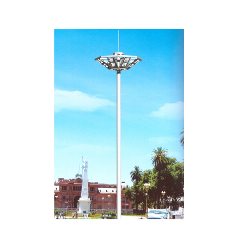 Steel Lighting High Mast 20M 25M 30M Solar Lighting High Mast Pole Reliable Reputation Industrial Customized