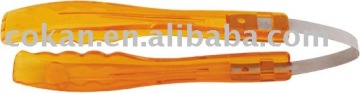 useful and colorful home made plastic food tong CK-T022