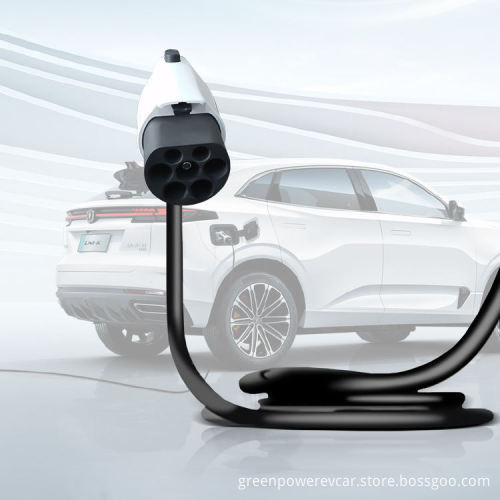 Portable 16A 220V AC Electric Vehicle Charger Gun for Fast EV Charging