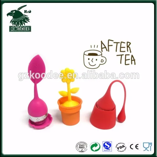 2016 Customized shape silicone infuser for tea cups
