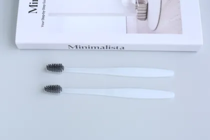 Luxury hotels sell translucent toothbrushes