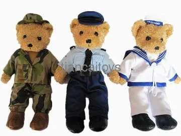 uniform plush toy bear