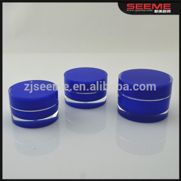round acrylic jar/cosmetic container/small plastic jar,top selling round acrylic jar ,Straight round acrylic jar 50g