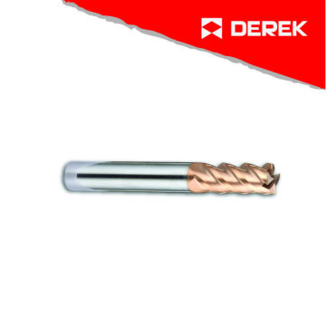 High Performance Carbide End Mill With 4 Flutes and Square Head For Hardened Material