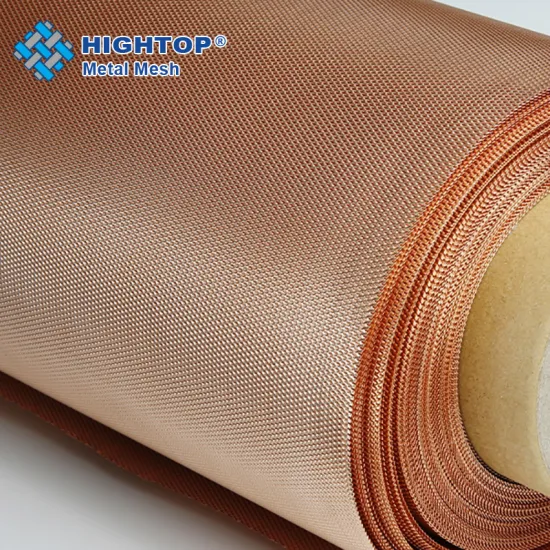 Copper Flattened Micro-Hole Expanded Metal Mesh: 1mm Thickness