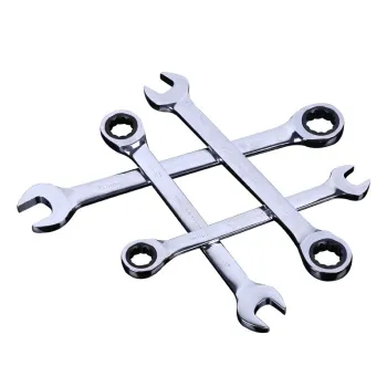 High Quality CRV Combination Spanner Ratcheting Wrench Set