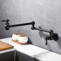 ORB folding Walll-Mounted pot filler kitchen faucet