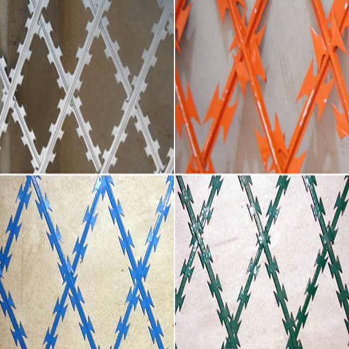 Hot Dipped Galvanized Razor Wire Coil Security Fencing