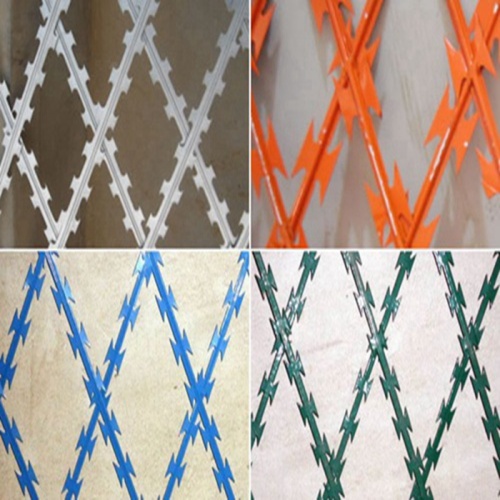 Hot Dipped Galvanized Razor Wire Coil Security Fencing