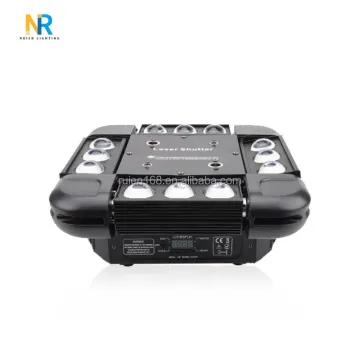 RUIEN 150W 4-in-1 DJ KTV Stage Light with Storm Beam, Strobe, and Laser