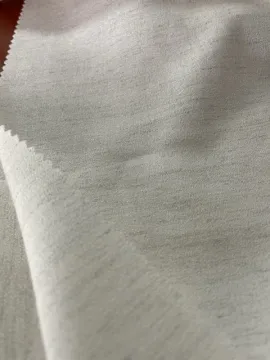 polyester rayon spandex slub effect crepe fabric for lady's